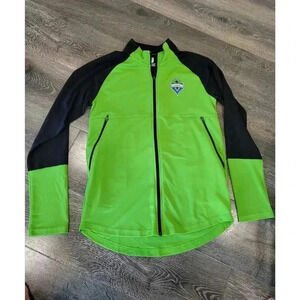 Seattle Sounders FC Mens MLS Soccer Zip Up Jacket size XL #11